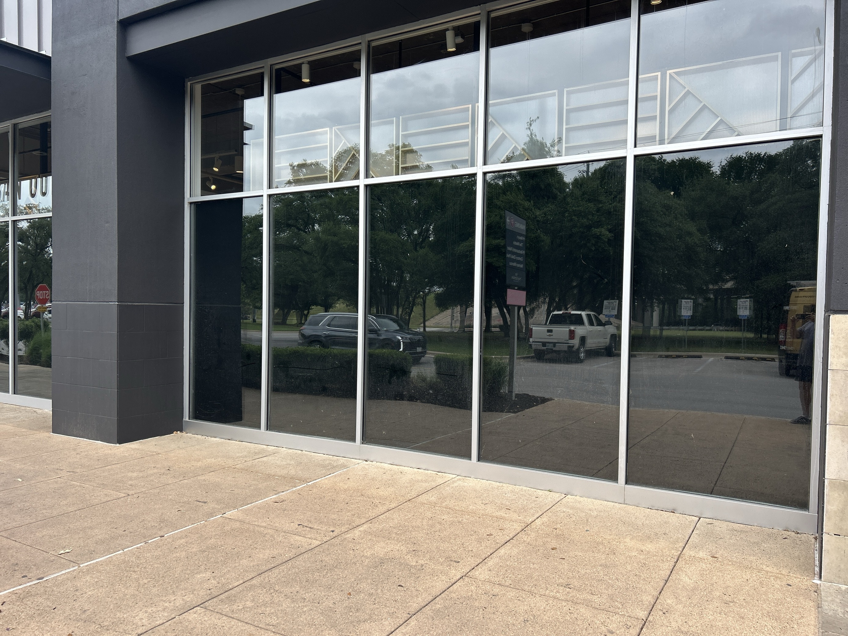 exterior glass windows